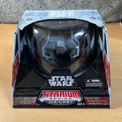 Star Wars Titanium Series DARTH Vader's Tie Advanced Starfighter NIB