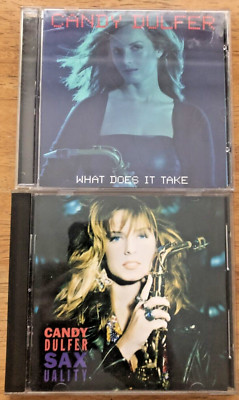    2 x Candy Dulfer CD Albums - What Does It Take & Sax Uality   
