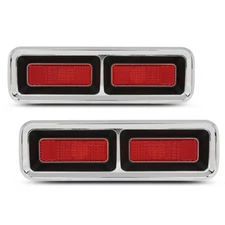 Tail Light Lens+Bezel+Gasket Fit For 1968 Chevrolet Camaro Left+Right Side