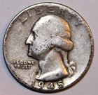 1945-D Washington Quarter - Very Good/Fine - #0996EA