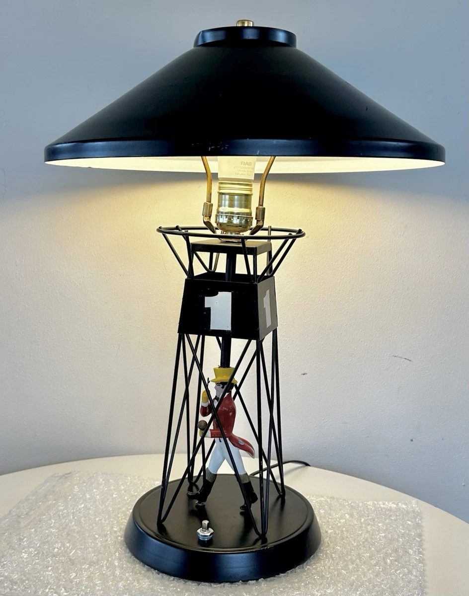 JOHNNIE WALKER Advertising BLACK 1 BUOY TABLE LAMP Vintage 1966