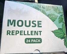 NEW Mouse Mice Rodent REPEL Repellent 24 Pack Peppermint & Mint Oil All Natural