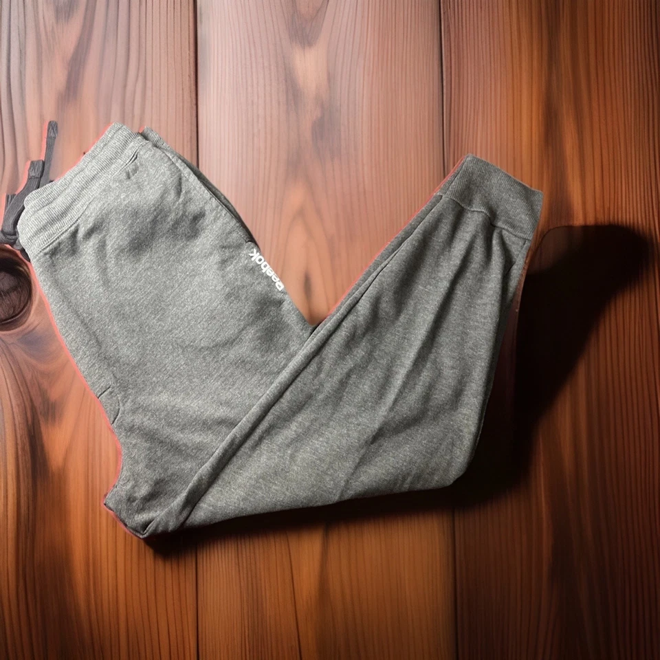 Reebok Pantalones de Correr Entrenamiento Atlético Gris,Negro Hombres Talla-2XL Lote de 2 Foto 3 de 4