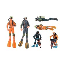 Realistische Taucherfiguren – Dekoration für Aquarien und