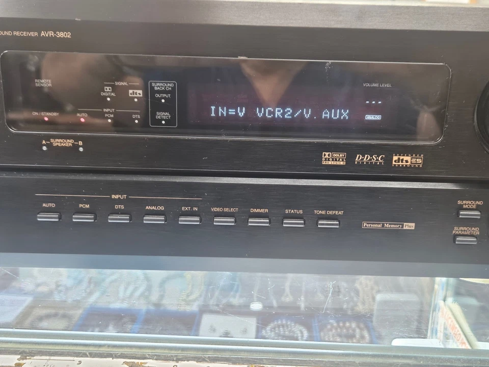 DENON AVR-3802 AV SURROUND RECEIVER AMPLIFIER ONLY 7.1 CHANNEL- W/ REMOTE BUNDLE - Image 4 of 4