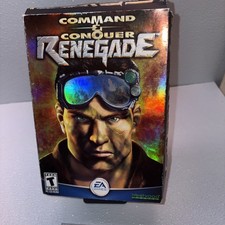 Command & Conquer: Renegade PC Shooter EA Game: disc 1 and 2, OG Box.