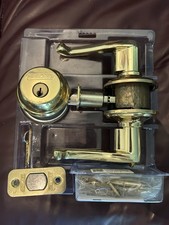 complete SCHLAGE Keyed Entry FLAIR Lever Deadbolt Combo Security Set FB50 V FL