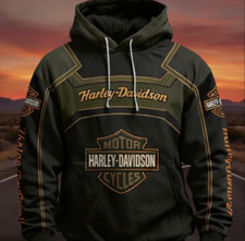 Personalized Harley Racing Davidson 3D Hoodie , Unisex Adults