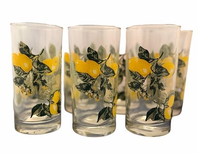 LEMON Tumblers (7), Royal Norfolk, 16 oz,  new w/labels, Add/Collect!