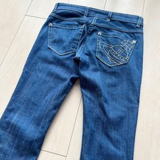 Vivienne Westwood Red Label Orb Embroidery Skinny Denim Pants