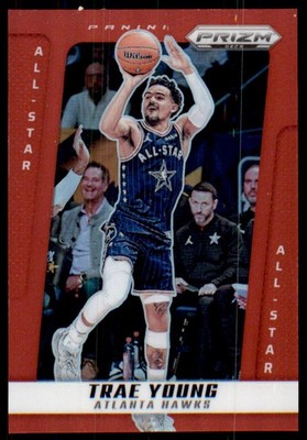 2024-25 Panini Prizm Deca #264 Trae Young #/199 Red
