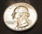 1961 Choice BU Quarter 90% SILVER EYE CANDY  Blazing Cartwheel Luster #1208 ~ 2