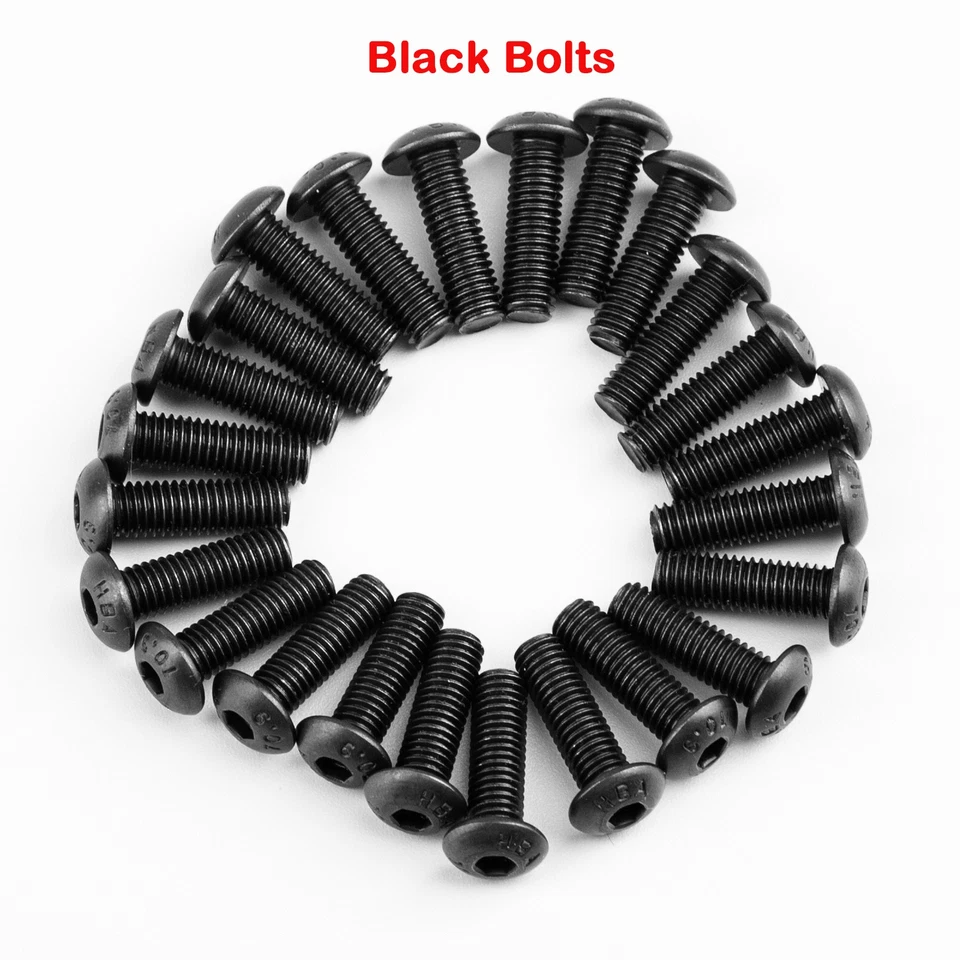 For Ducati 848 899 1098 1198 1199 749 Stanless Fairing bolts Kit Screws Clips - Image 2 of 4