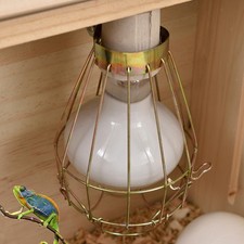 Reptile Heat Lamp Guard Heating Lamp Holder Portable Convenient Multifunctional