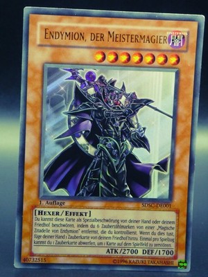 YUGIOH! Endymion, der Meistermagier SDSC DE011/ Ultra Rare/ Near Mint/ 1. Aufl.