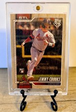 Topps 2026 Series 1 Jimmy Crooks #73 St. Louis Cardinals Wood Parallel 12/25