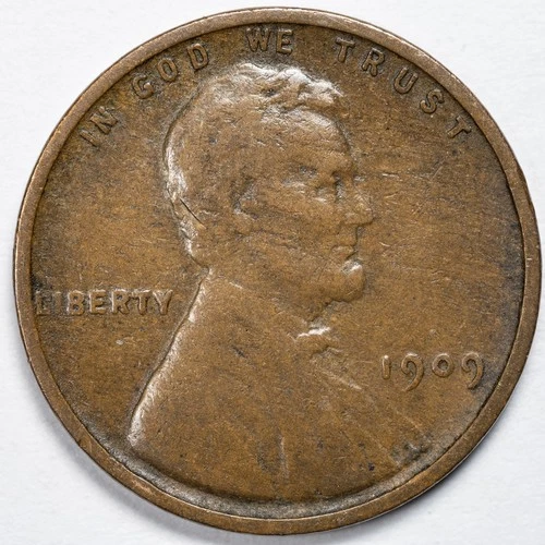 1909 VDB Lincoln Wheat Penny - Exact Shown!