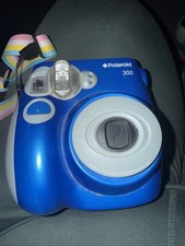 Polaroid 300 Blue Instax Mini Instant Camera Works