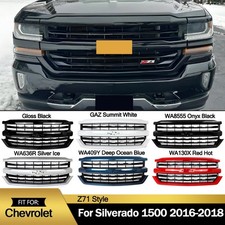 Z71 Style Front Bumper Grille Grill For Chevrolet Silverado 1500 2016 2017 2018