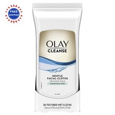 Facial Cloths Gentle Fragrance Free Olay 30 Count Cleanse
