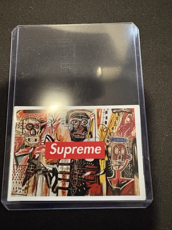 Supreme Collectible Sticker In Case Top Loader Rare Unique New 😍 BIN 