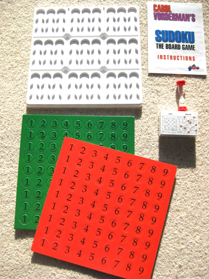 Carol Vorderman's Sudoku Board Game New & Unused 100% Complete inc Red Filter - Image 2 of 4