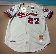 MITCHELL & NESS AUTHENTIC MONTREAL EXPOS L VLADIMIR GUERRERO JERSEY $300 RETAIL