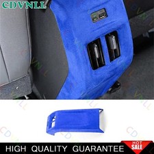 Para Chevy Trax 23-2026 Azul Gamuza Salida de Aire Trasero Panel Antipatada Cubierta Borde 1*