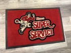 RARE Vintage SNAP ON DOOR FLOOR MAT 26" x 17" with Beveled Edge — photo 1