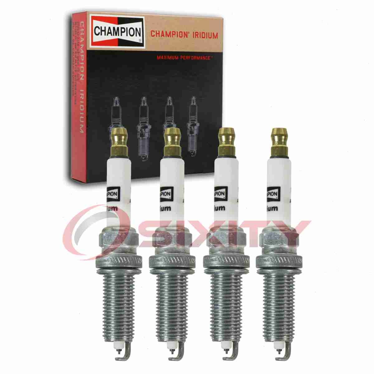 4 pc Champion Iridium Spark Plugs for 2008-2018 Nissan Rogue 2.5L L4 db