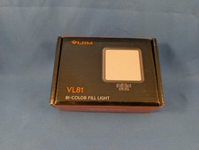 Vijim Vl81 LED Video Light Camera Light 3200-5600k 850lm 6.5w Never Used Bright