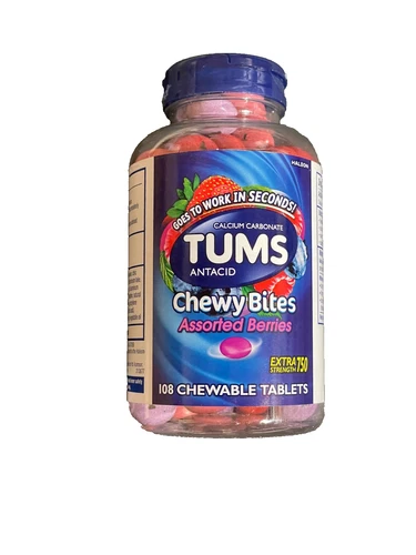 TUMS Chewy Bites, Assorted Berries, 108 ct.