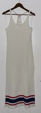 Free People The Sock Fitted Bodycon Ribbed Racerback Maxi Dress Women L NEW