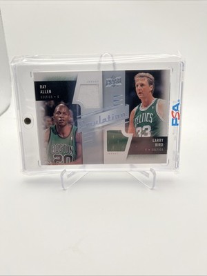 2008-09 Upper Deck - Emulation Dual Memorabilia #E-AB - Larry Bird, Ray Allen