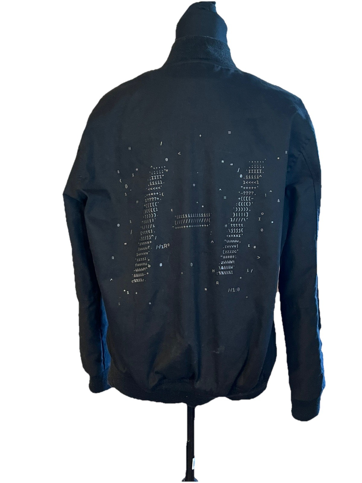 Bitcoin Hiro Varsity Jacket Black Medium Patch Co… - image 3