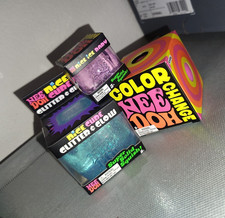 Nee Doh Nice Cube Super Solid Squish Glitter Color Change Fidget Toy Multi