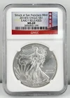 2014-S $1 American Silver Eagle NGC MS69 1 oz Coin Struck at San Francisco Mint