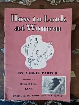 How To Look At Women by Virgil Partch and Miss Mara Lane. Vintage Pamphlet