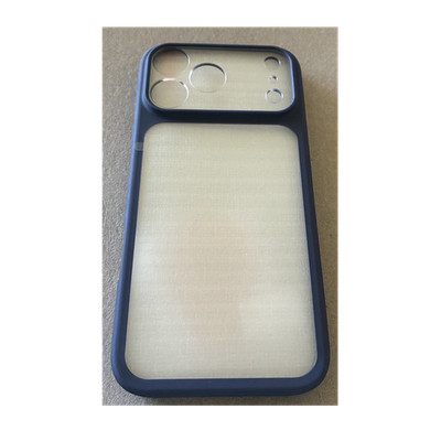 Tauri  Clear Blue Slim Case for iPhone 17 Pro Max, Anti-Shock, Alcohol Pad