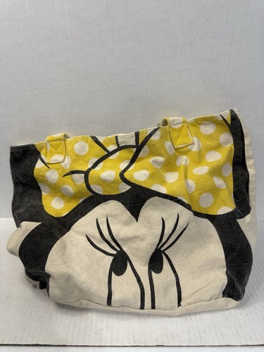 Borsa Disney Loungefly Minnie Mouse gialla in tela a pois - Foto 2 di 7