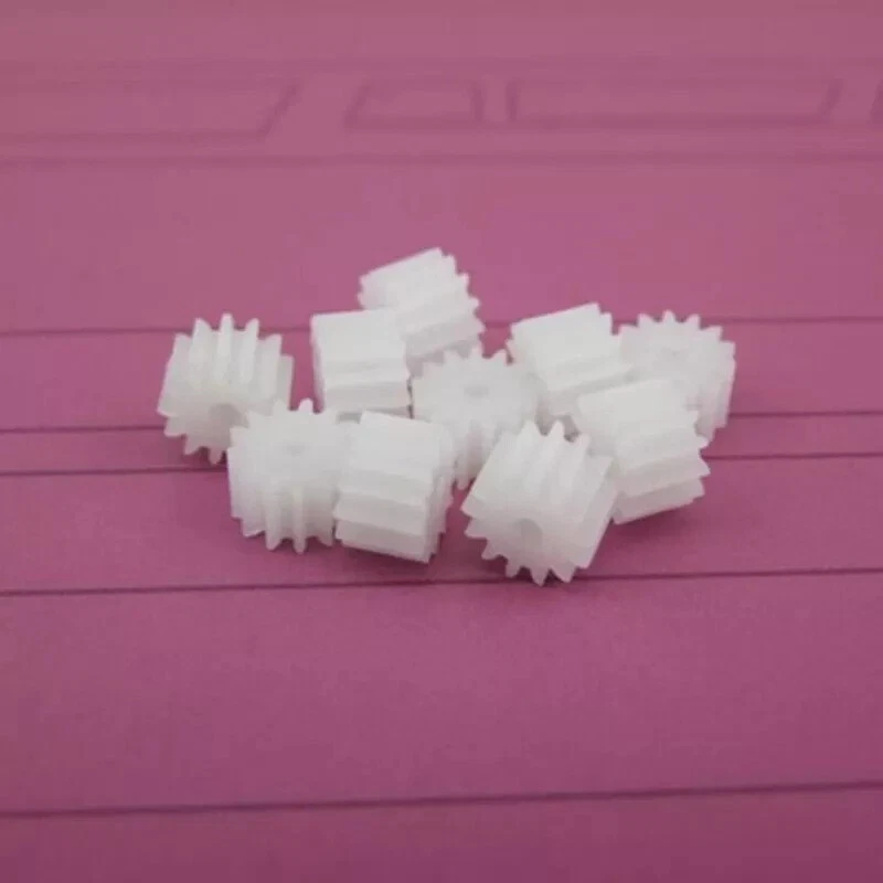 10Pcs 14 Tooth Plastic Spindle Gears for 2mm Shaft Model Robot Motor Gearbox Toy - Image 4 of 4
