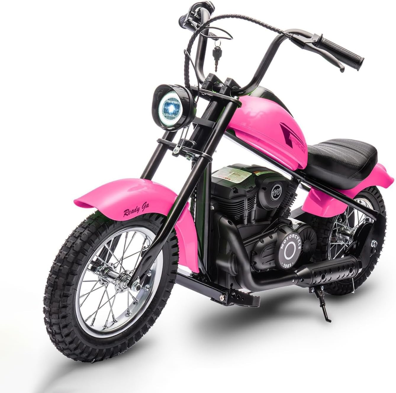 24V Kids Electric Dirt Bike, Motorcycle w/ LED Lights, Music & Fog Effect, 10MPH