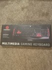 Cyberpower PC Gaming Keyboard Multimedia Gaming Wired USB Keyboard