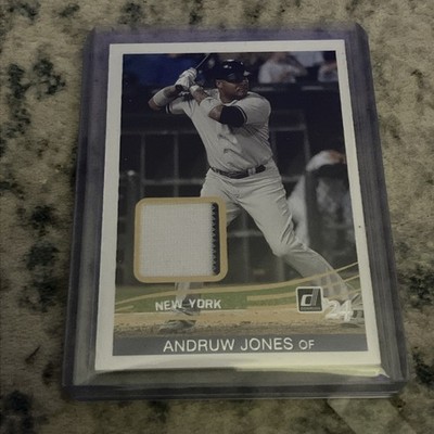 2024 DONRUSS ANDRUW JONES YANKEE PINSTRIPE RELIC  Patch Card 