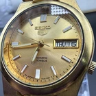 Vintage Seiko 5 21 Jewel Automatic Authentic Japan Made Men's Watch 7A26 1350