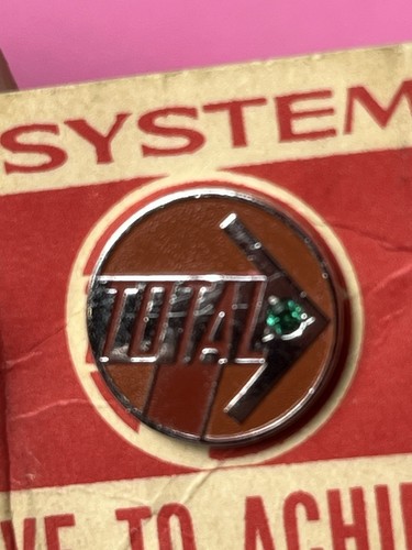 Vintage Bell Aerosystems Lapel Pin Tie Tac Textron "Total Team Offensive" - Picture 3 of 7