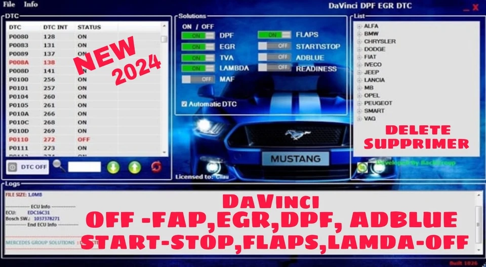 ECM TITANIUM +70K Xdecodeur - Davinici ORIGINAL FILES+Valise Diagnostique .!!! - Image 2 of 4