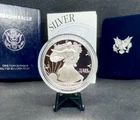 1999-P Proof American Silver Eagle with OGP & COA! 1 Oz .999 Silver