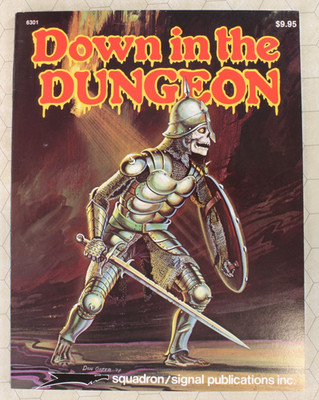 DOWN IN THE DUNGEON 1981 Fantasy RPG Squadron Signal Publications #6301 - NICE!