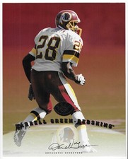 Darrell Green 1997 LEAF NFL SIGNATURE 8x10 JUMBO AUTOGRAPH CARD Redskins AUTO SP